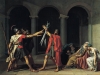 Le Serment des Horaces  1784  DAVID  330x425cm rentrée dans la Musée du Louvre